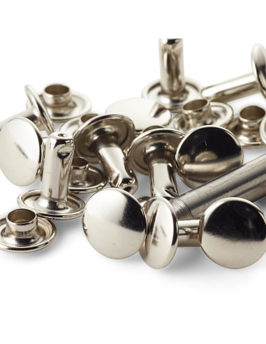 Satz mit 20 Hohlnieten mit Bohrwerkzeug 3-4 mm