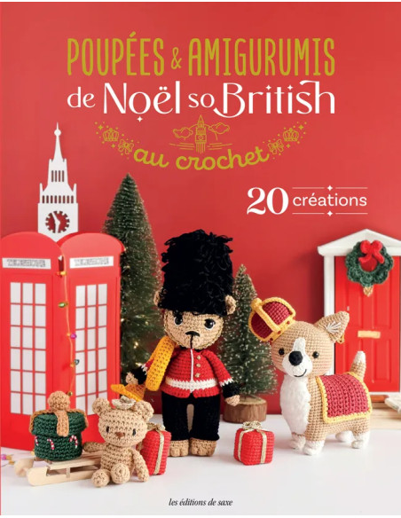 Buch Puppen & Amigurumis zu Weihnachten so British
