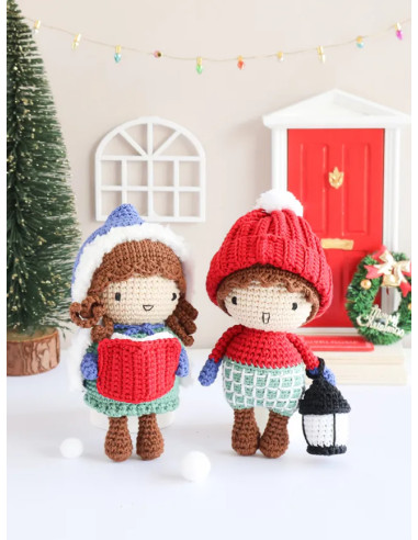 Buch Puppen & Amigurumis zu Weihnachten so British