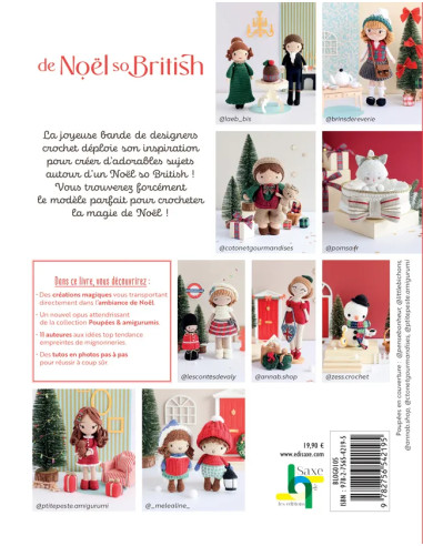 Buch Puppen & Amigurumis zu Weihnachten so British