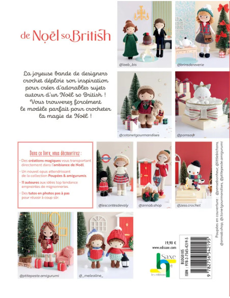Buch Puppen & Amigurumis zu Weihnachten so British