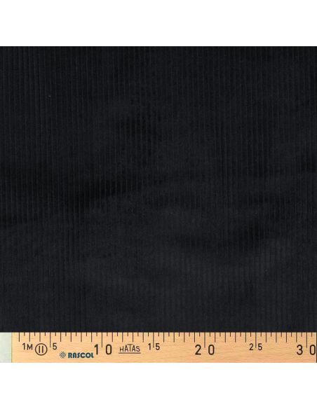 Baumwoll-Cordstoff - Schwarz