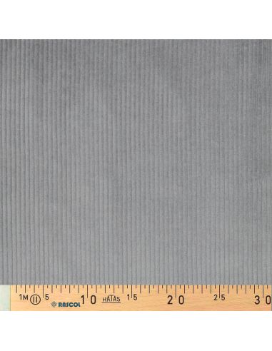 Baumwoll-Cordstoff - Grau