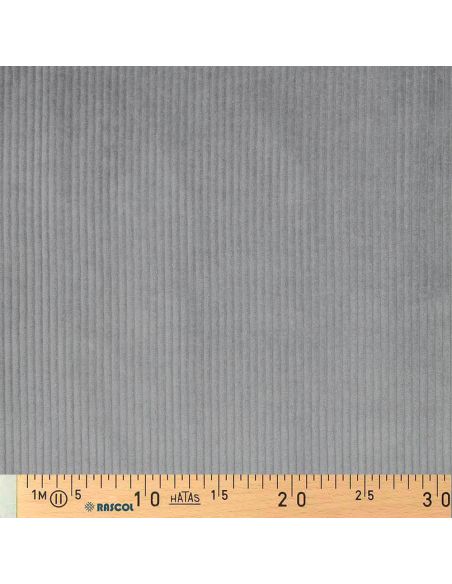 Baumwoll-Cordstoff - Grau