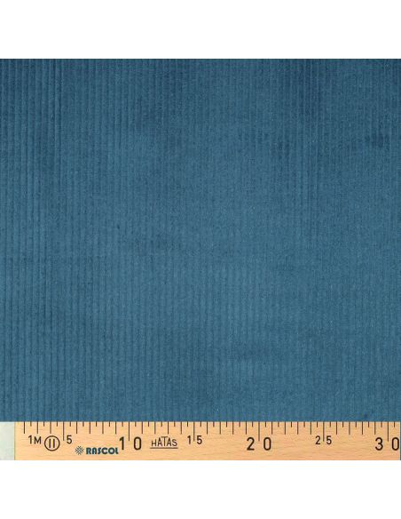 Baumwoll-Cordstoff - Petrolblau