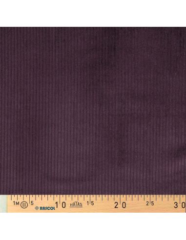 Baumwoll-Cordstoff - Aubergine