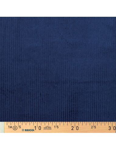 Baumwoll-Cordstoff - Kobalt