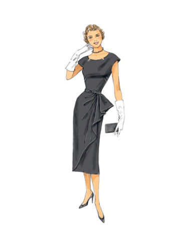 Kleid- und Gürtelmuster - Butterick 5880