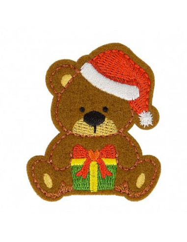 Bügelbild Weihnachten - Teddybär