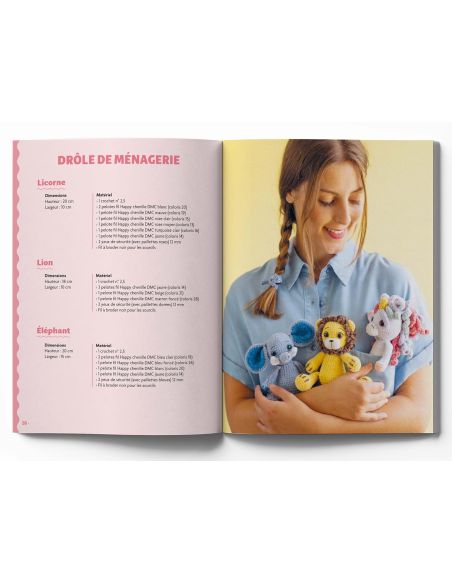 Amigurumi-Buch aus Chenillegarn