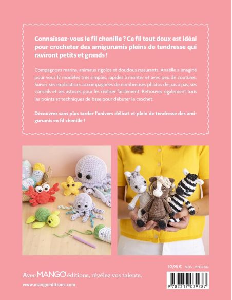 Amigurumi-Buch aus Chenillegarn