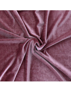Stretch-Samtstoff - Rosa