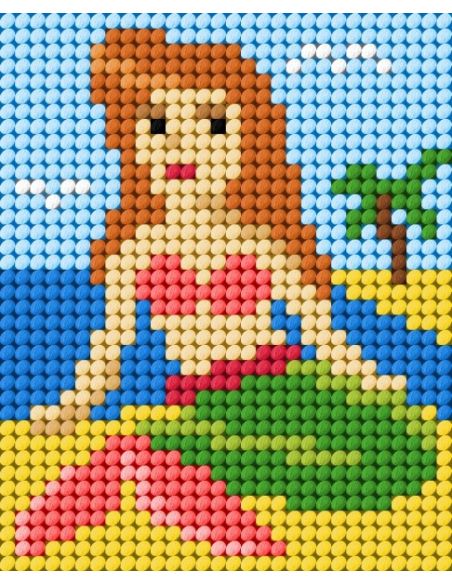 Kinder-Leinwand-Set - Die kleine Meerjungfrau