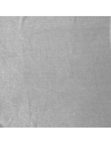 Stretch-Samtstoff - Silber