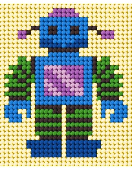 Kinder-Stickset - Kleiner Roboter