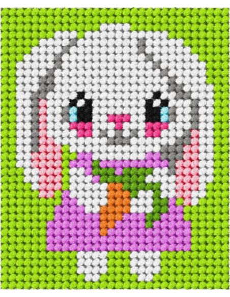 Kinder-Stickset - Kleines Kaninchen