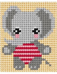 Kinder-Stickset - Elefantenbaby