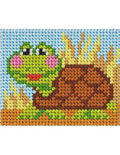 Kinder-Leinwand-Set - Die Schildkröte