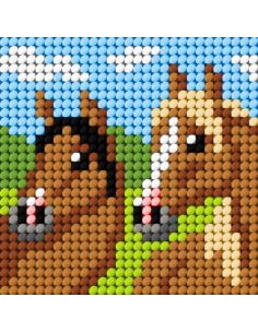 Kinder-Stickset - Die 2 Pferde