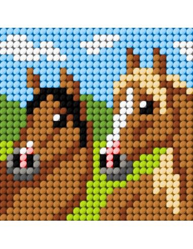 Kinder-Stickset - Die 2 Pferde