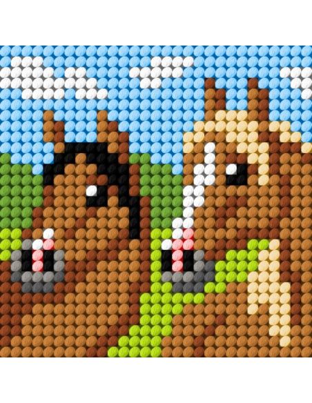 Kinder-Stickset - Die 2 Pferde