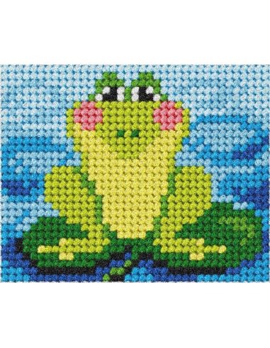 Kinder-Stickset - Der Frosch
