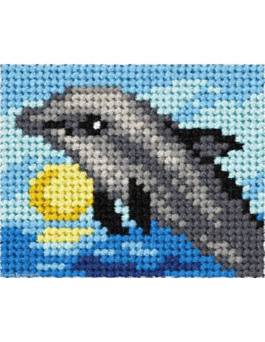 Kinder-Stickset - Der Delfin