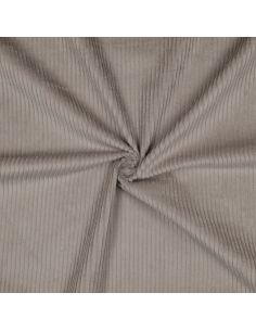Baumwoll-Cordstoff - Taupe