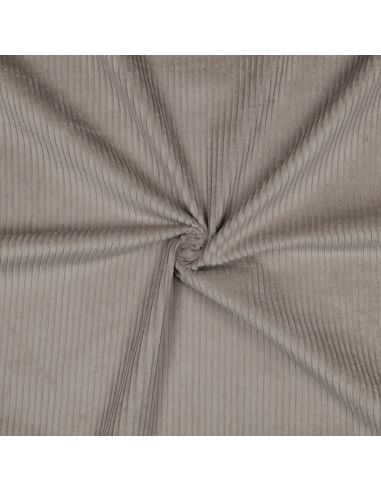 Baumwoll-Cordstoff - Taupe