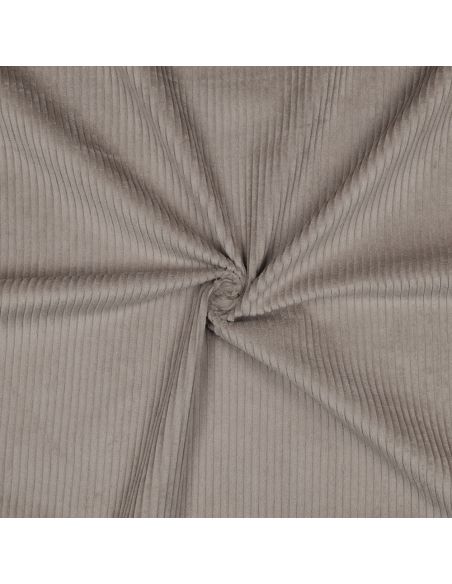 Baumwoll-Cordstoff - Taupe