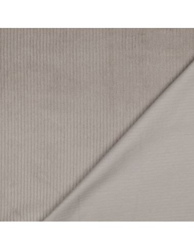 Baumwoll-Cordstoff - Taupe