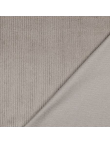 Baumwoll-Cordstoff - Taupe
