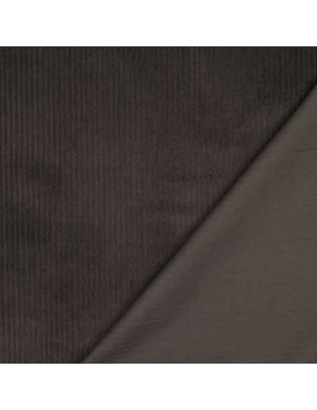 Baumwoll-Cordstoff - Braun