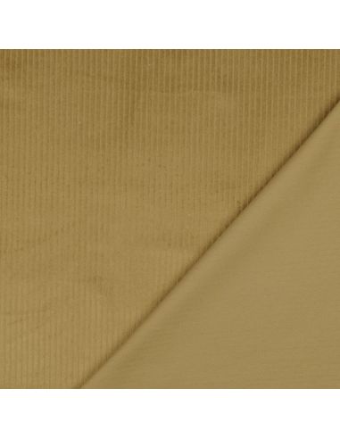 Baumwoll-Cordstoff - Altgold