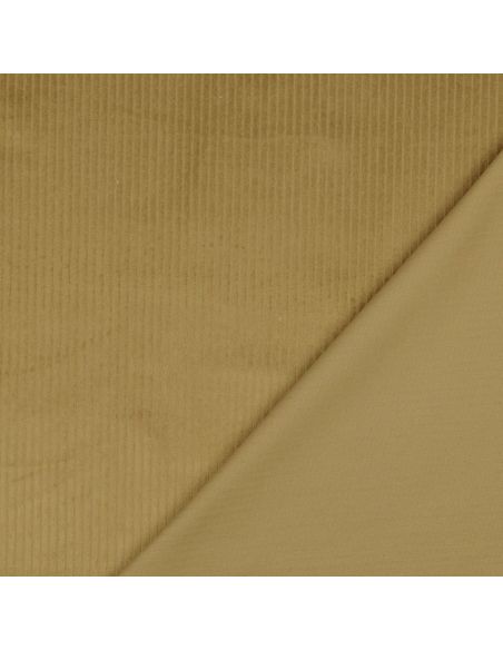 Baumwoll-Cordstoff - Altgold