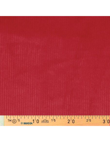 Baumwoll-Cordstoff - Rot