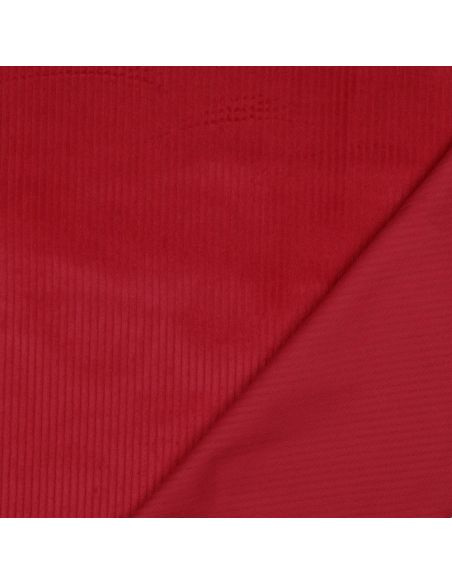 Baumwoll-Cordstoff - Rot