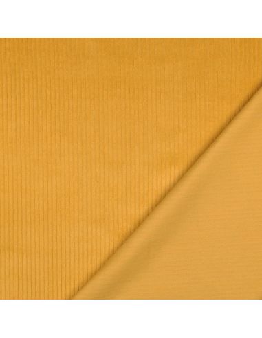 Baumwoll-Cordstoff - Gelb