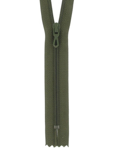 Nylon-Reißverschluss - Dunkelkhaki