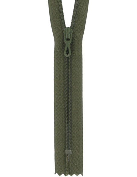 Nylon-Reißverschluss - Dunkelkhaki