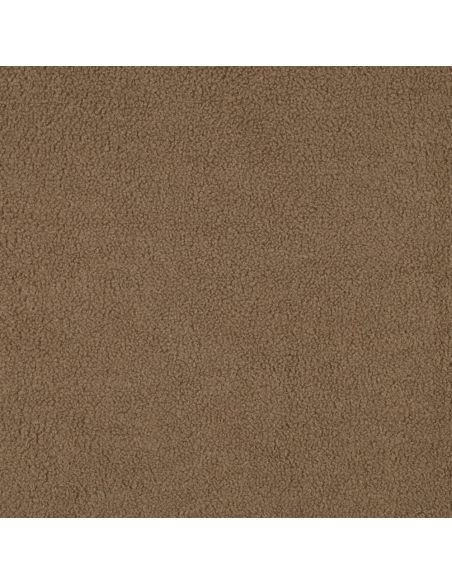 Doppelseitiger Teddy-Fleece-Stoff - Mocha