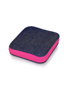 Nähset - Jeans mit fuchsiafarbenem Reißverschluss 2