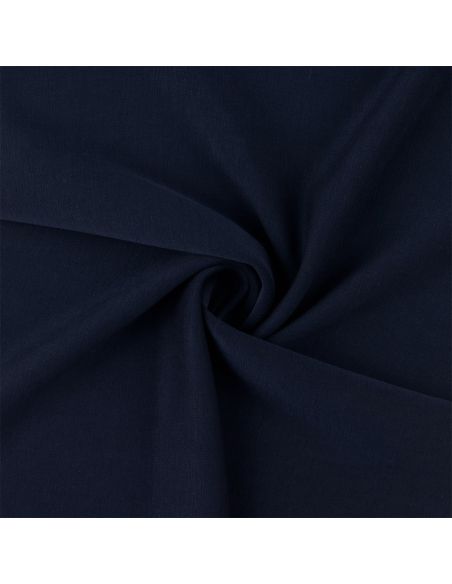 Scuba-Stoff mit Pfirsichhaut-Effekt - Marineblau