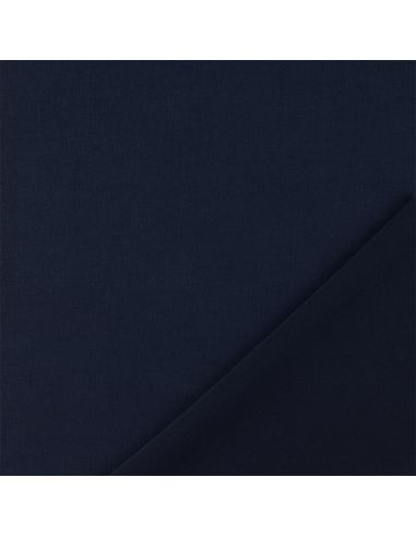Scuba-Stoff mit Pfirsichhaut-Effekt - Marineblau
