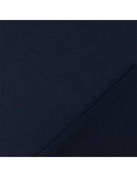 Scuba-Stoff mit Pfirsichhaut-Effekt - Marineblau