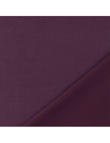 Scuba-Stoff mit Pfirsichhaut-Effekt - Dunkelviolett