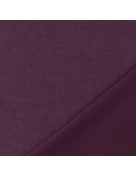 Scuba-Stoff mit Pfirsichhaut-Effekt - Dunkelviolett