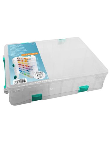Doppelseitige Aufbewahrungsbox mit 48 Fächern