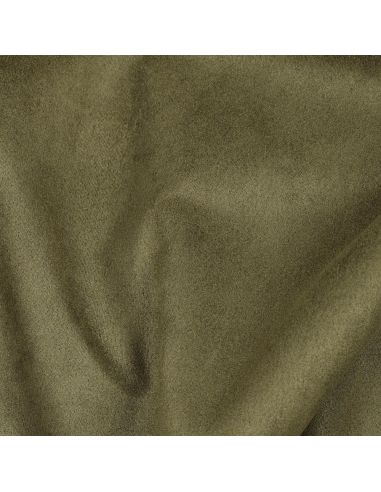 Stretch-Wildlederstoff - Hellkhaki