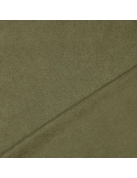 Stretch-Wildlederstoff - Hellkhaki